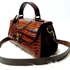 Leather laptop sleeve